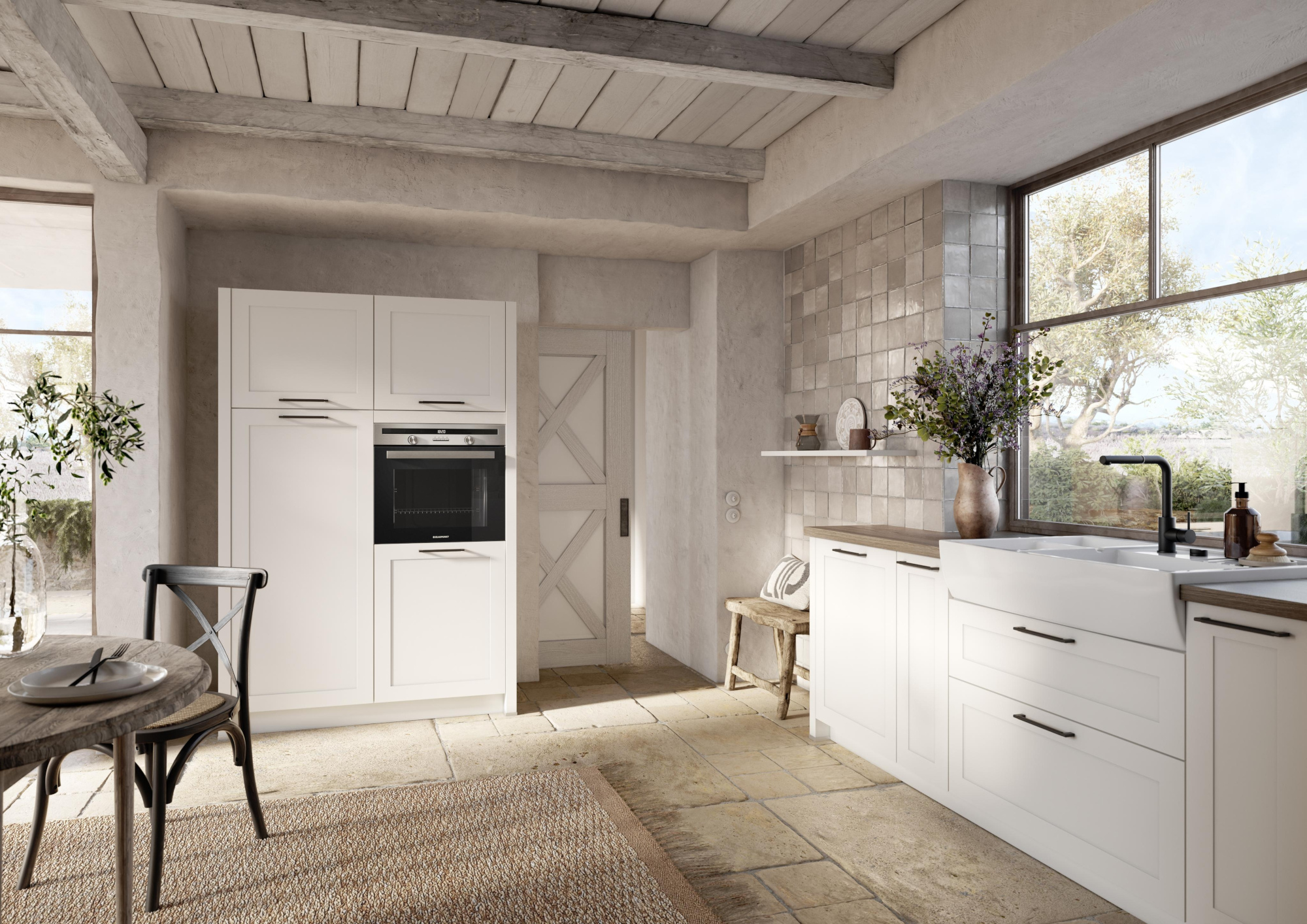 Landhausküche einladende Atmosphäre